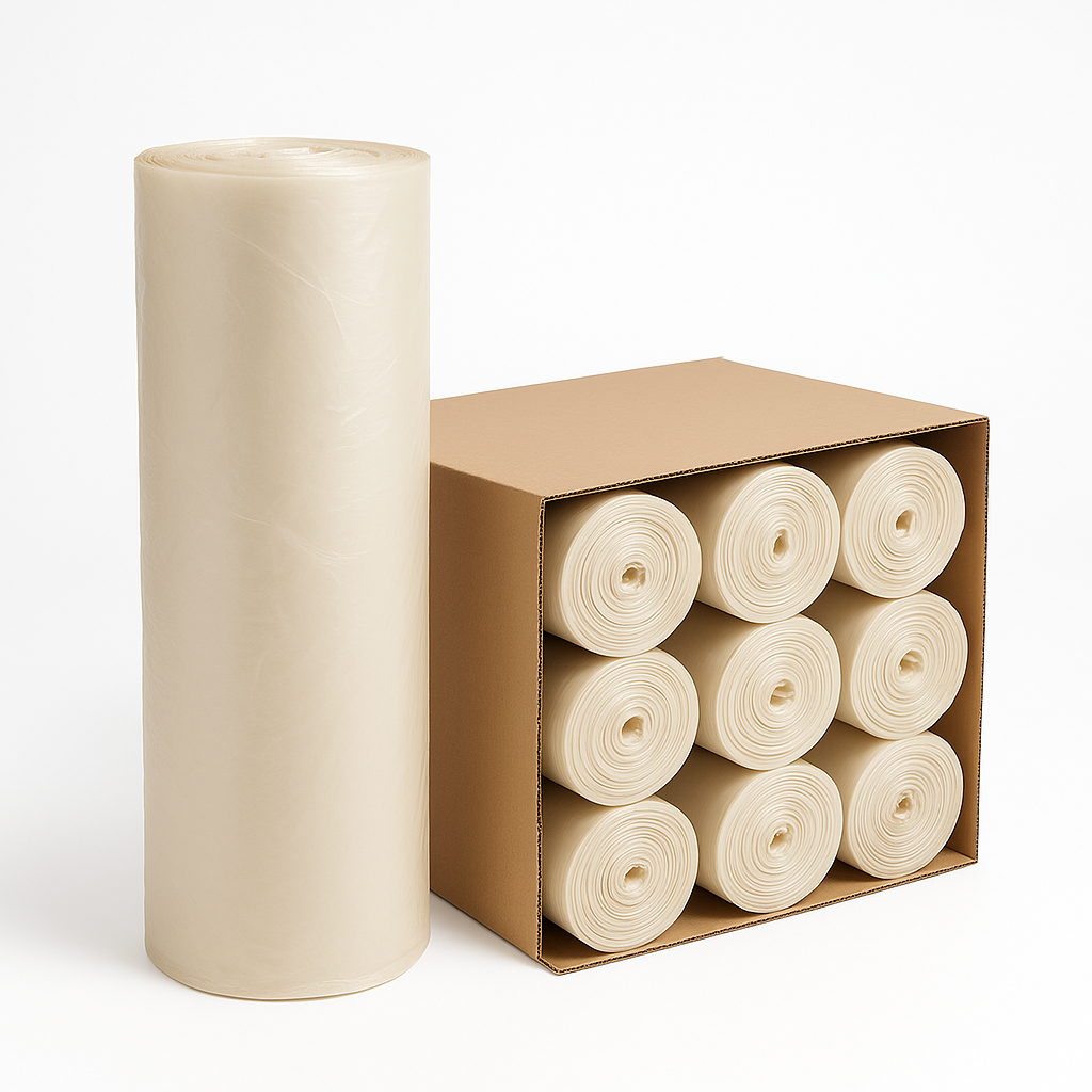 39x50 Natural Garbage Bags